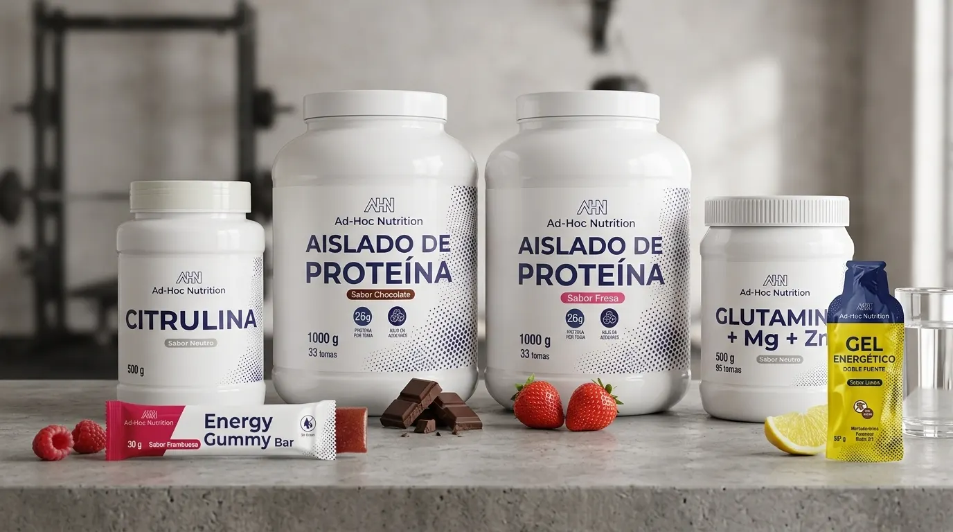 Productos de suplementación Ad-Hoc Nutrition